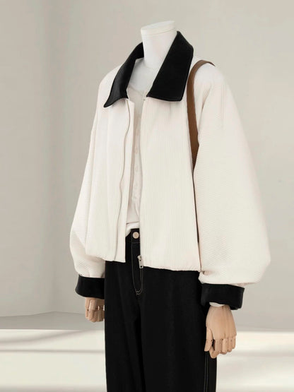 Spring and autumn unique and beautiful white coat for women of petite size 2025 new style this year's popular Korean jacket trend