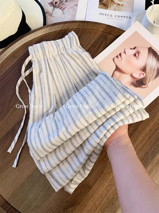 Grow freely! This year's trendy casual wide-leg pants, summer 2025 new style, loose boyfriend style, Yamamoto pants.