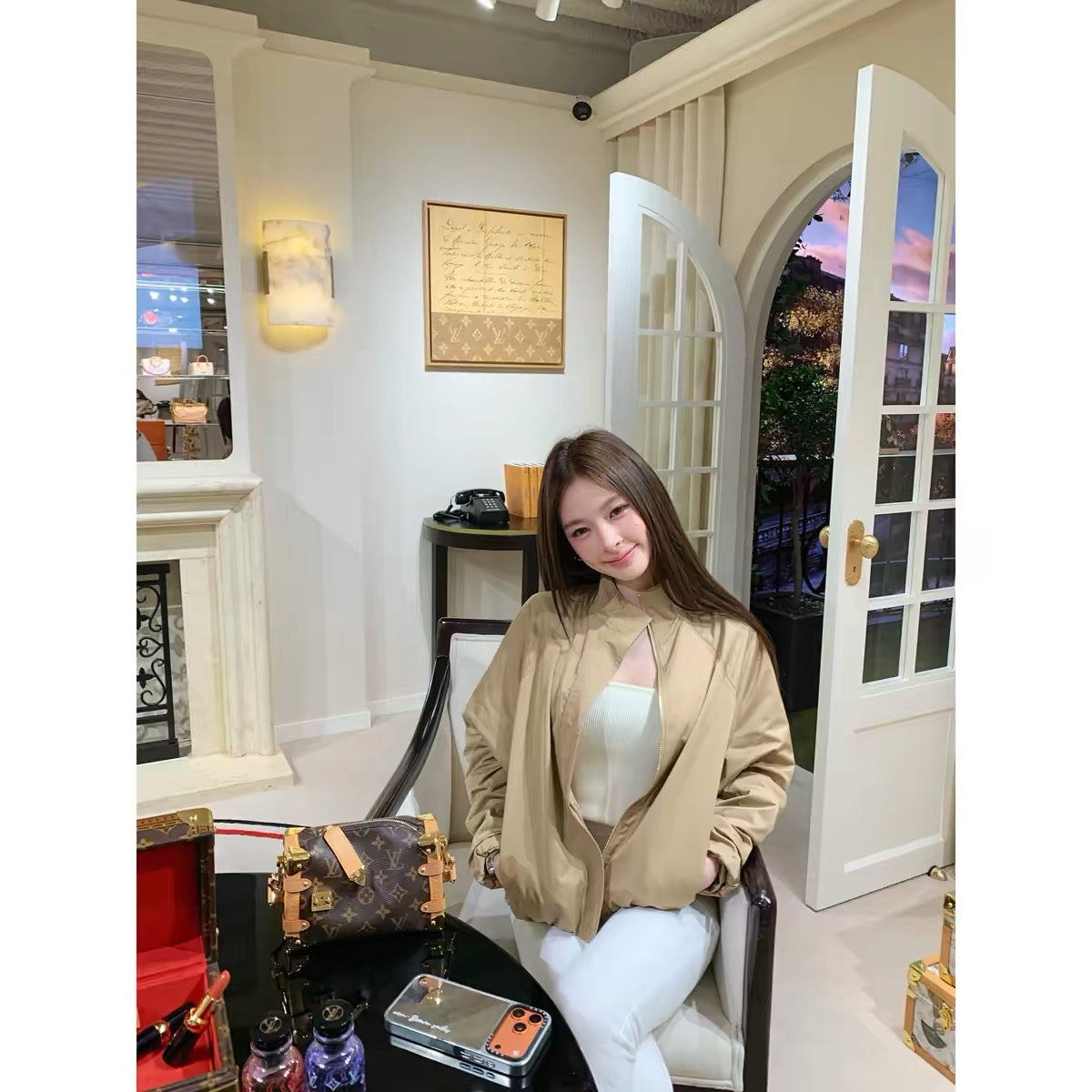 "Harrington" Style Casual Outerwear – Autumn 2026 New Arrival: Loose-Fit, Versatile Solid-Color Jacket (Pre-order: WWQ6WT1423)