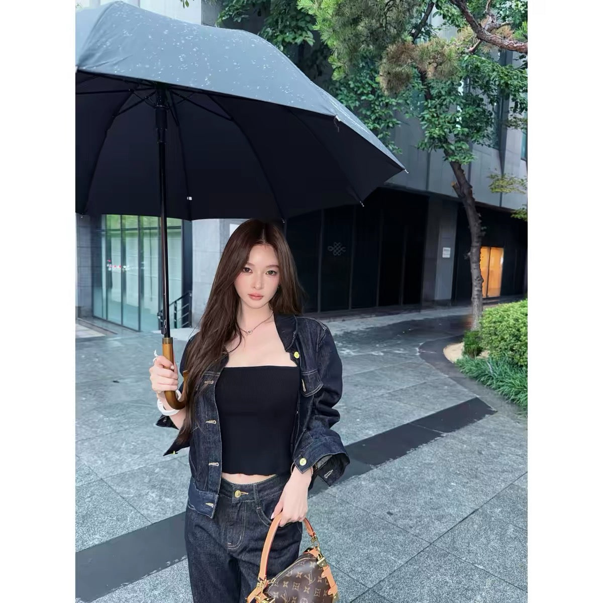 "Philadelphia Times" Wenwen's Casual Style: 2026 Autumn New Trendy Denim Jacket (Pre-order)