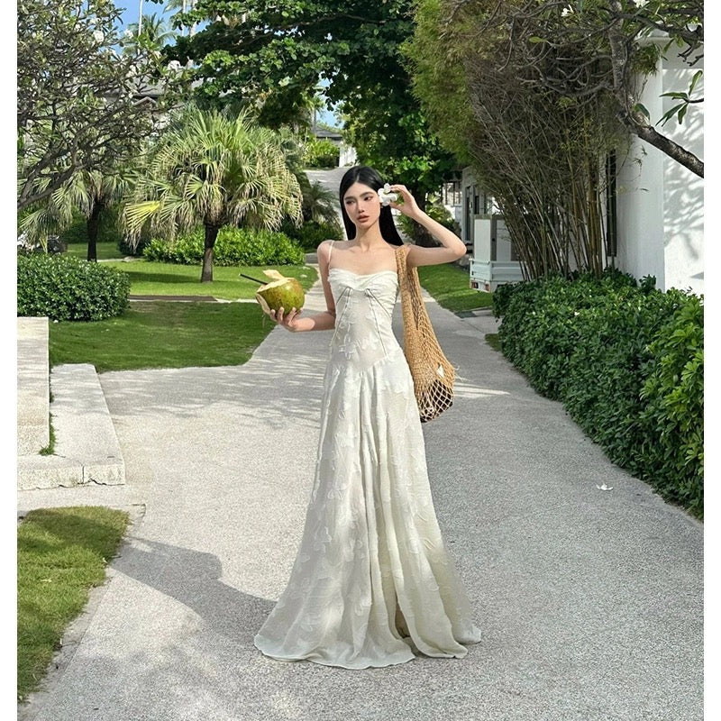 2ND STUDIOS tube top dress, sweet and gentle style, 2024 new style, waist slimming long skirt, floor-length skirt