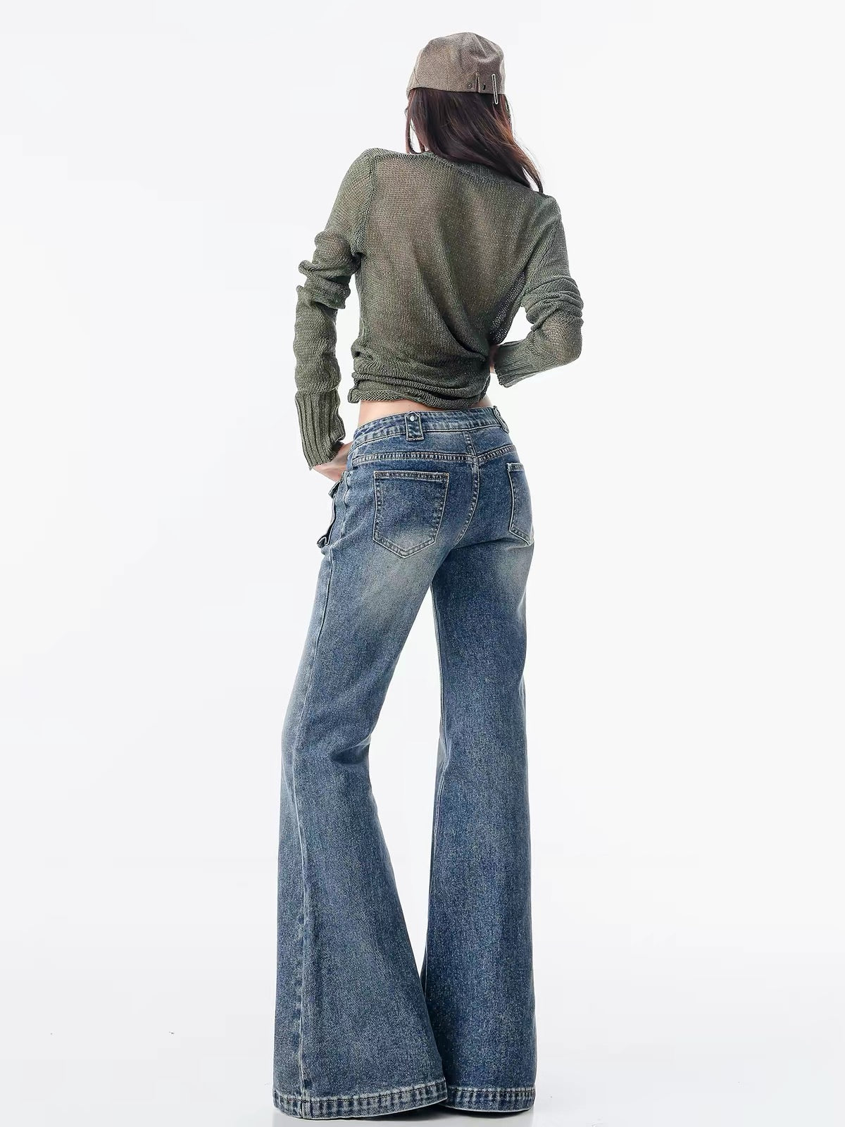 ABWLR Premium Style – Original American Retro Low-Rise Slim-Fit Micro-Flared Jeans (2026 New Collection)