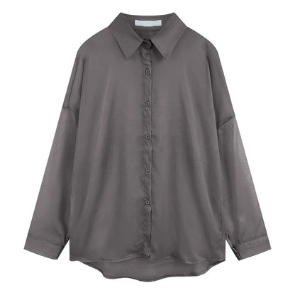 Sun protection tops for women, summer outerwear cardigan shirt, spring design niche long-sleeved jacket, French style white shirt