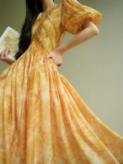 Aconiconi｜Yomejian French sweet and gentle fresh and youthful design niche girl short dress