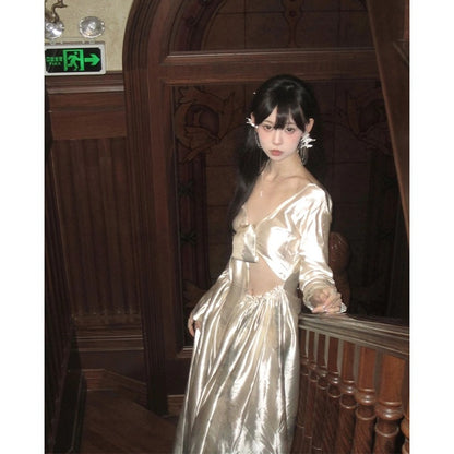 2ND STUDIOS French style pure lust dress, ladylike temperament and high-end sense 2024 spring new skirt