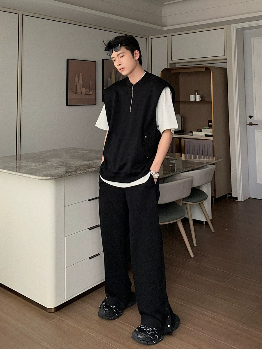 Hualun casual clothes set men's summer cleanfit summer wear trendy brand fashion versatile set