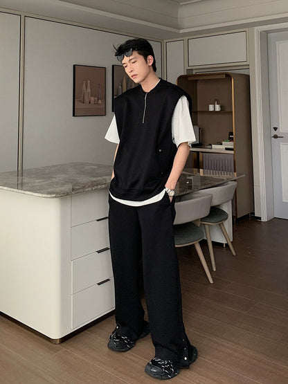 Hualun casual clothes set men's summer cleanfit summer wear trendy brand fashion versatile set