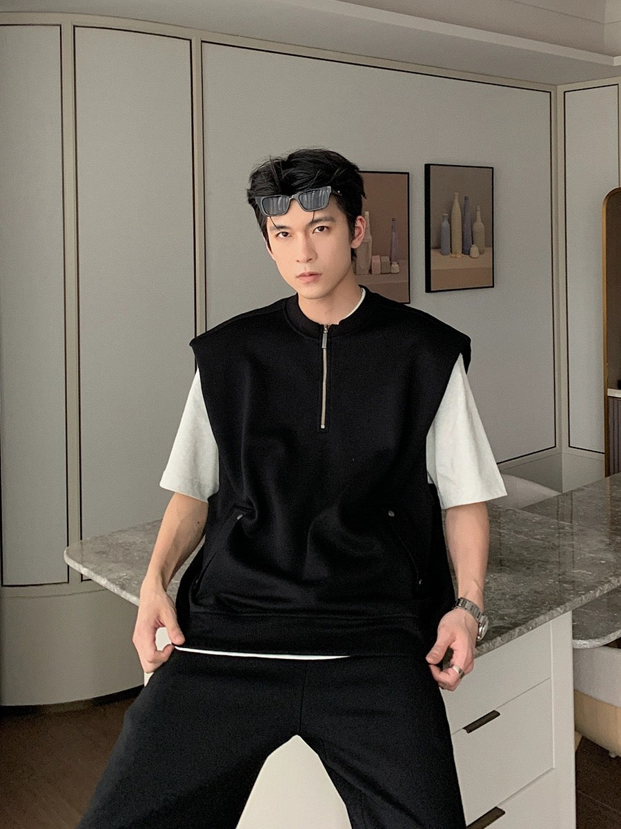 Hualun casual clothes set men's summer cleanfit summer wear trendy brand fashion versatile set