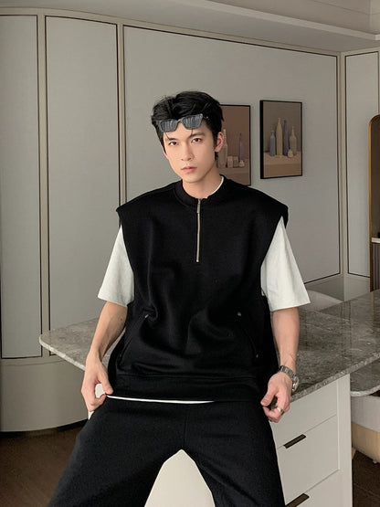 Hualun casual clothes set men's summer cleanfit summer wear trendy brand fashion versatile set
