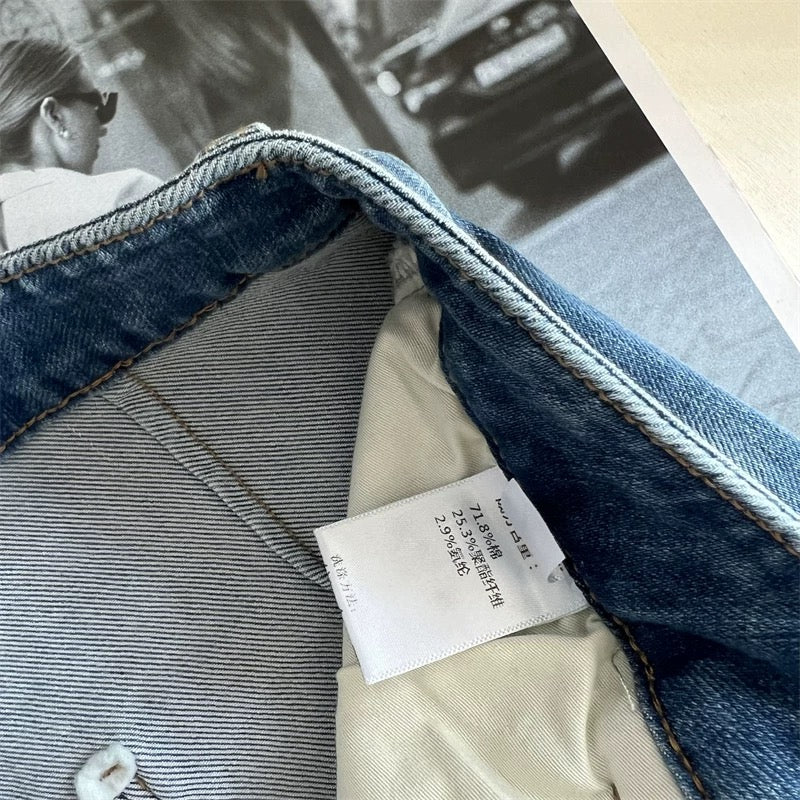 "High Street Retro" Women's Slim Fit Elastic Cropped Flare Jeans - New Autumn Style