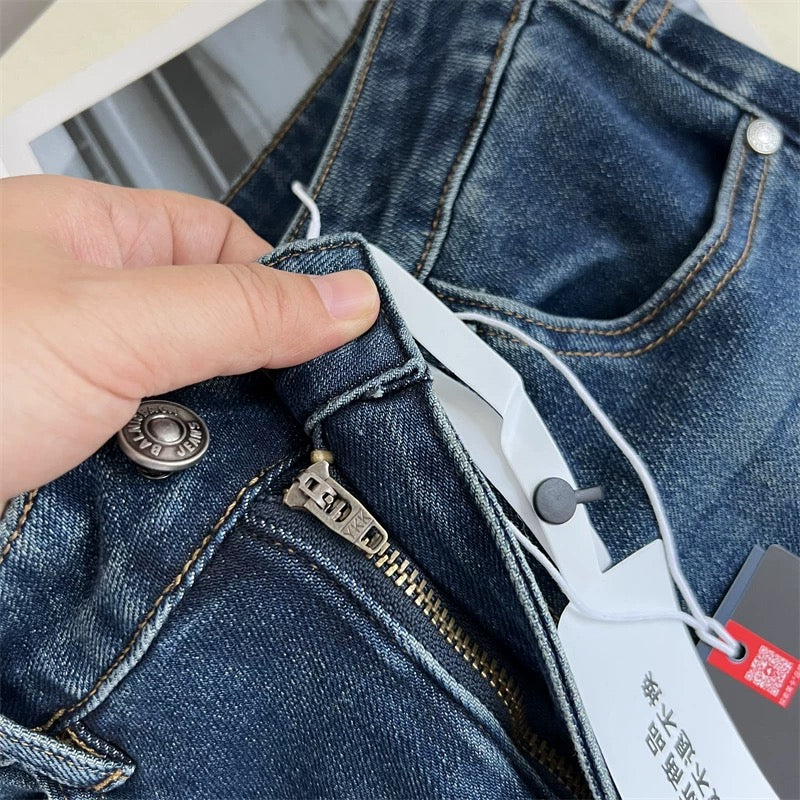 Supermodel Pants 2.0! Four-way stretch flared jeans for women, available in various lengths~ High-waisted, slimming, flattering flared pants for autumn.