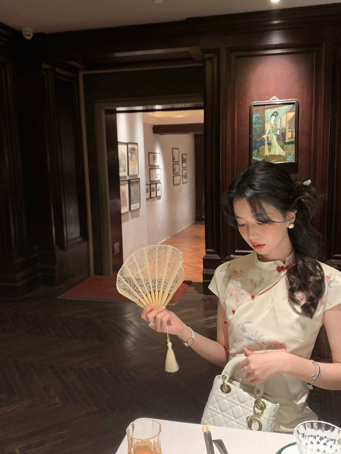 Auntie Lu and Uncle Zhuo ◆"Fanghua" new Chinese style high-end dress summer national style improved women's cheongsam