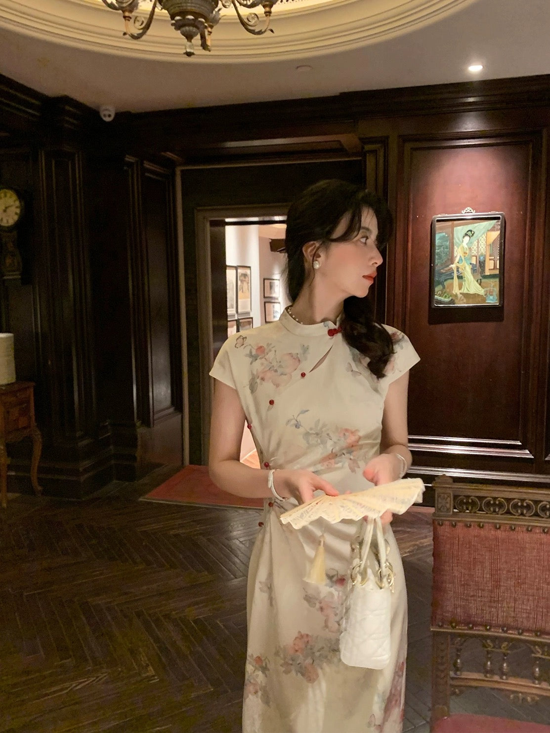 Auntie Lu and Uncle Zhuo ◆"Fanghua" new Chinese style high-end dress summer national style improved women's cheongsam