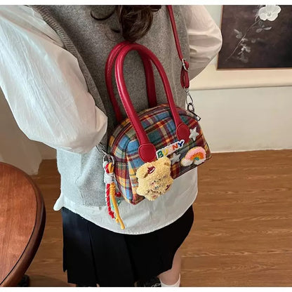 Japanese bag cute Kitty bag women's small square bag underarm bag high-end shoulder messenger bag autumn and winter
