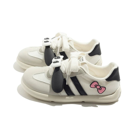 BEIER summer low-top German training shoes 2025 new versatile niche flat casual white shoes student sneakers female