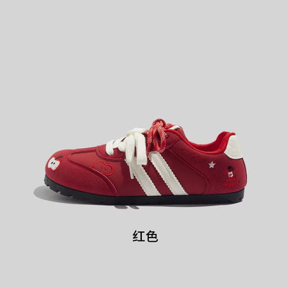 BEIER new embroidered German training shoes 2025 summer chic soft sole versatile with skirt casual white shoes women's shoes