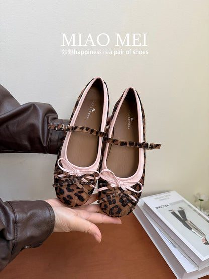 Retro-inspired, niche design flat ballet flats for women, 2026 spring and autumn new style French-style Mary Jane shoes with one strap.