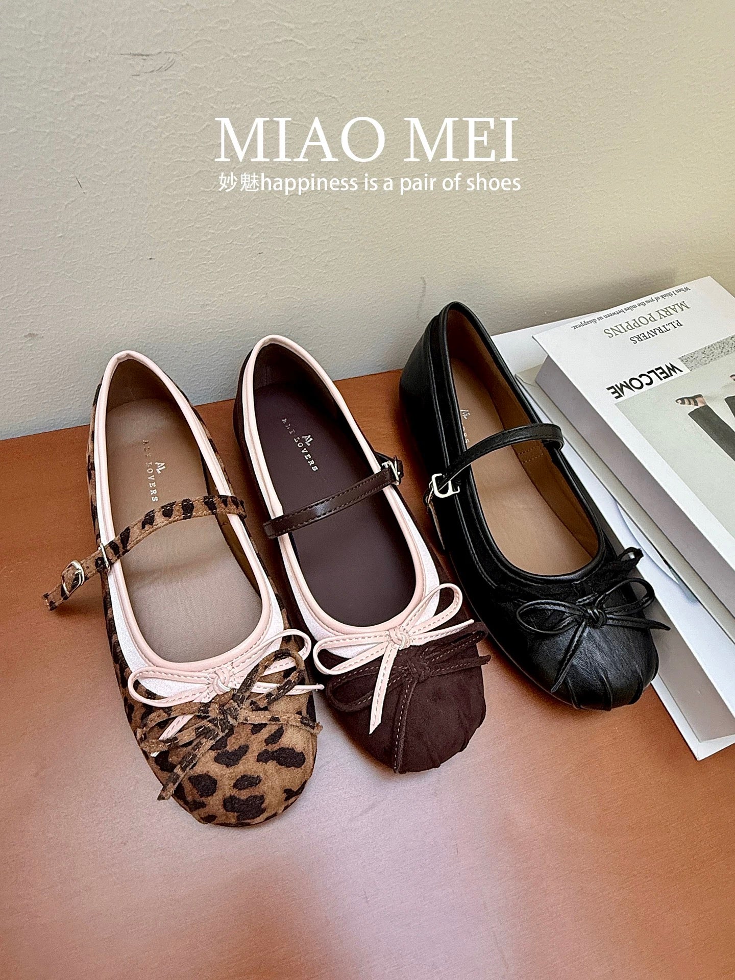 Retro-inspired, niche design flat ballet flats for women, 2026 spring and autumn new style French-style Mary Jane shoes with one strap.