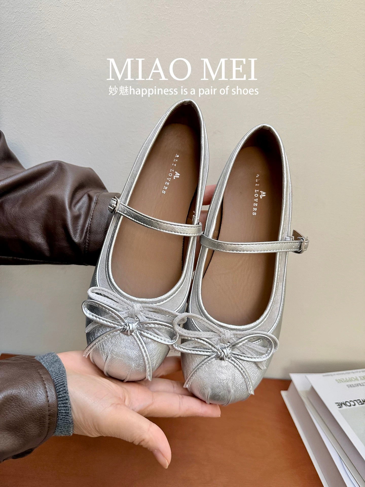 Retro-inspired, niche design flat ballet flats for women, 2026 spring and autumn new style French-style Mary Jane shoes with one strap.