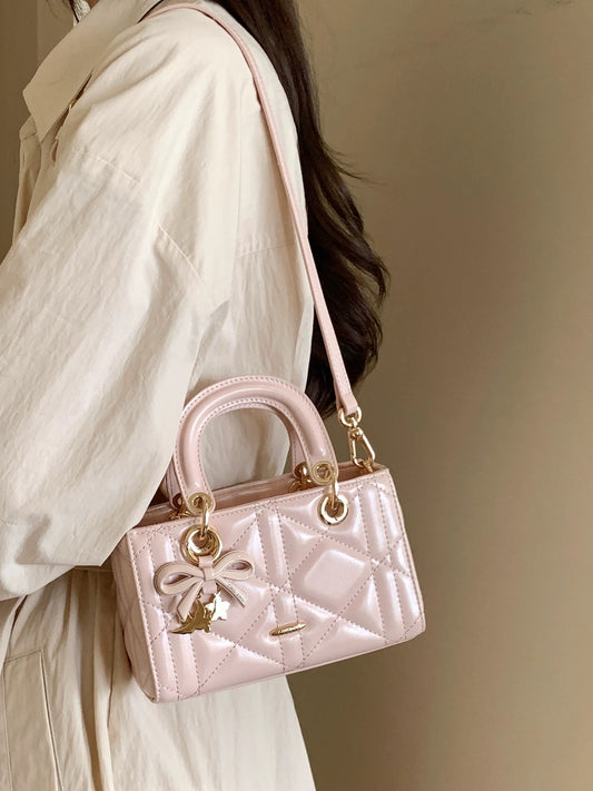 Chio2nd Birthday Gift: Lady Dior Handbag, High-End Luxury Small Shoulder/Crossbody Bag