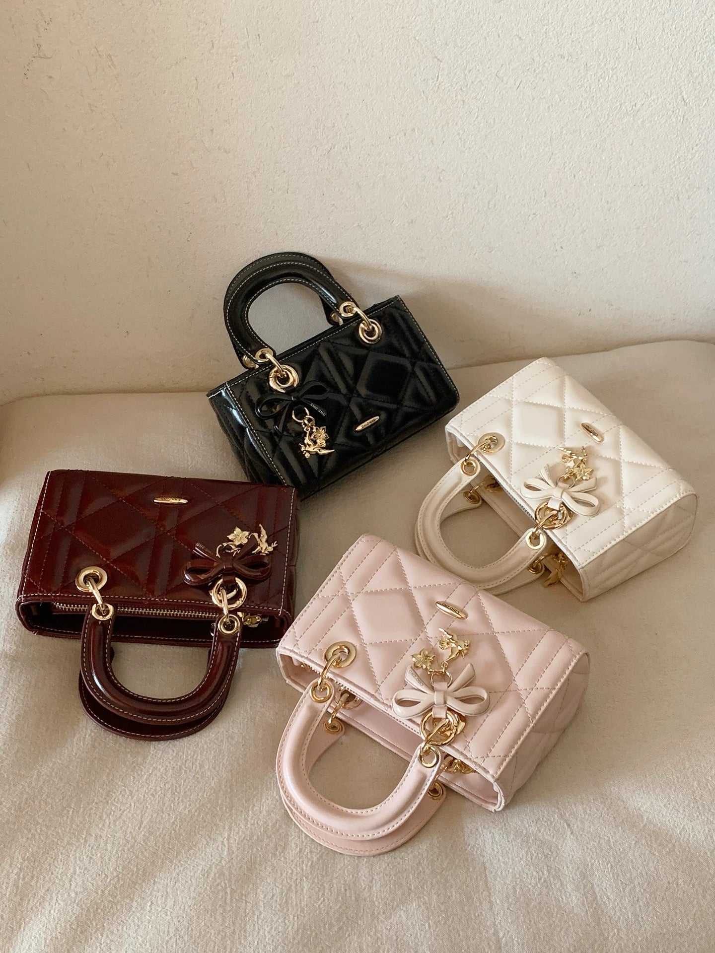 Chio2nd Birthday Gift: Lady Dior Handbag, High-End Luxury Small Shoulder/Crossbody Bag