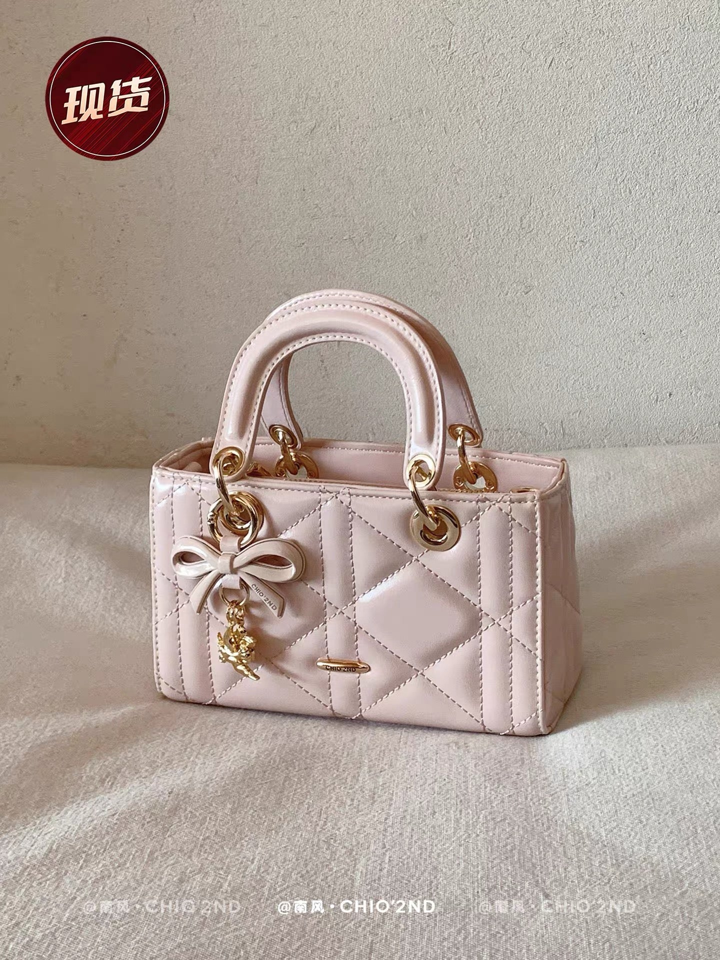 Chio2nd Birthday Gift: Lady Dior Handbag, High-End Luxury Small Shoulder/Crossbody Bag
