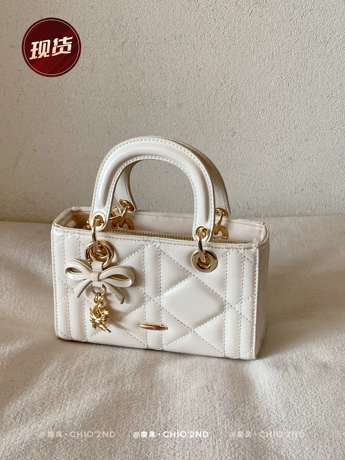 Chio2nd Birthday Gift: Lady Dior Handbag, High-End Luxury Small Shoulder/Crossbody Bag