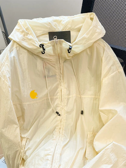 American style outdoor anti-ultraviolet breathable hooded sun protection clothing men's and women's summer leisure sports mountaineering clothing workwear jacket