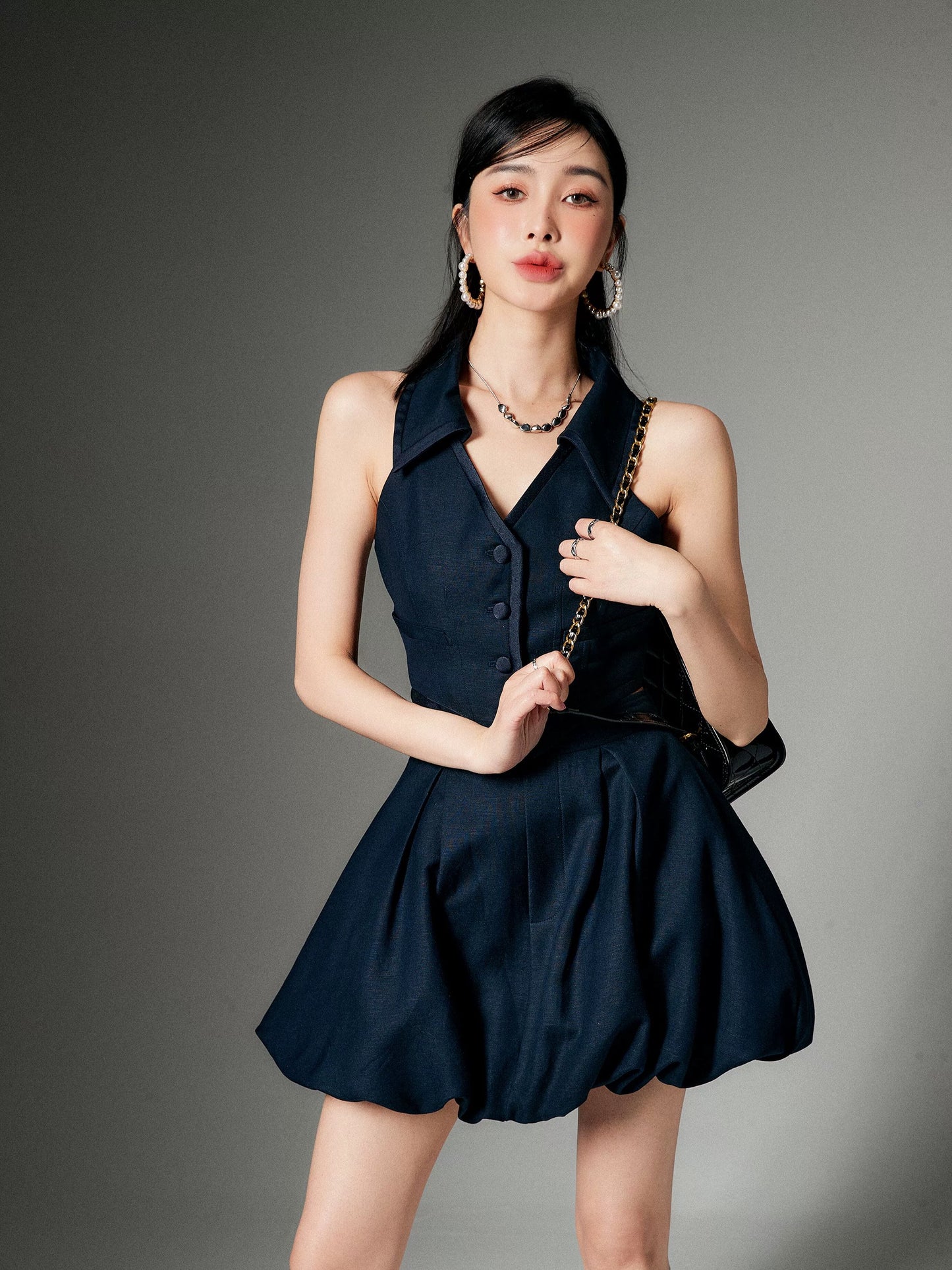 Hello Page, two-piece skirt set 2023 new summer sweet and hot girl casual fashion age-reducing suit