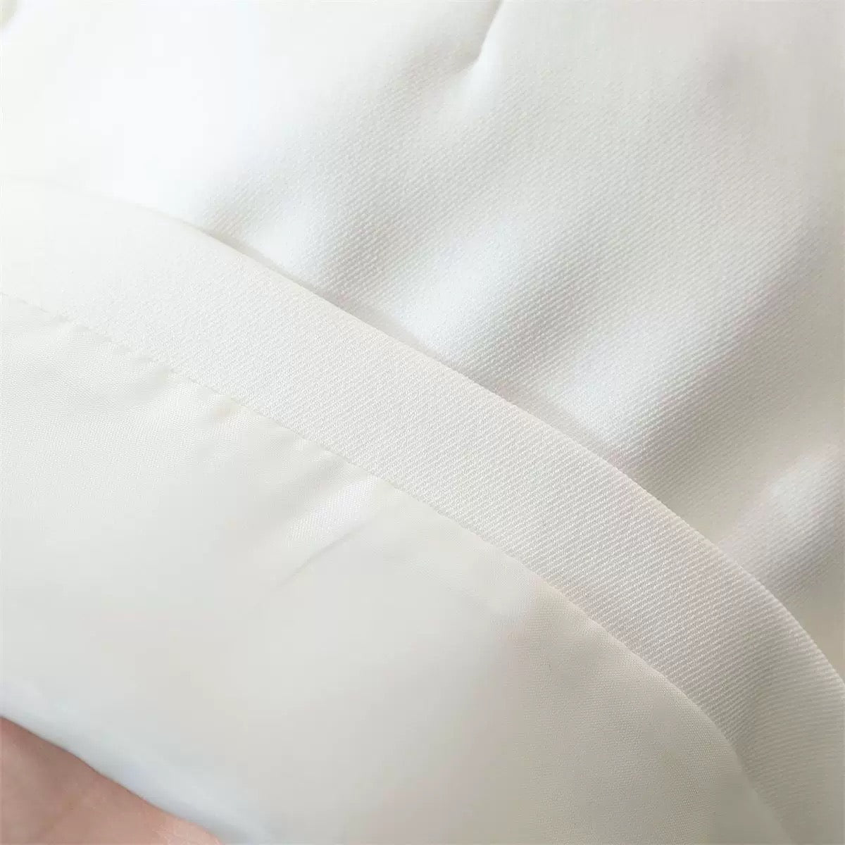 White suit shorts for women new 2025 spring high waist outer wear slim a-line wide leg pants summer casual hot pants