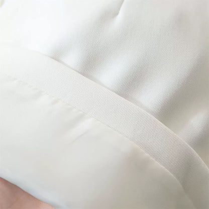 White suit shorts for women new 2025 spring high waist outer wear slim a-line wide leg pants summer casual hot pants