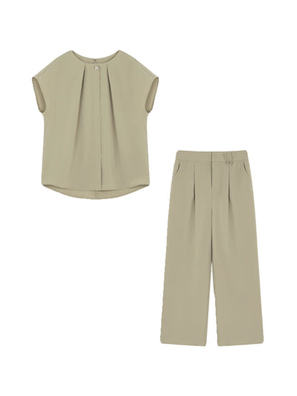 Mohan Yimei design minimalist high-end commuter workplace vest suit for women 2024 summer new suit