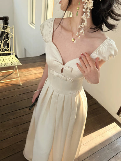 Wind and Smoke/Venus Under the Moon Qianjinfeng French Satin Long Skirt Birthday Party High-end Hollow Dress Skirt