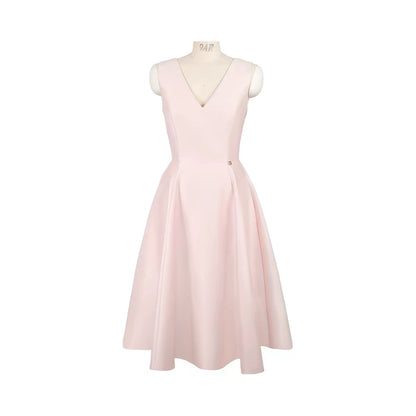 Mummy Cat, the Egg-Laying Meow [Romantic Real Name] New Vintage-Style Floral Print A-Line Dress