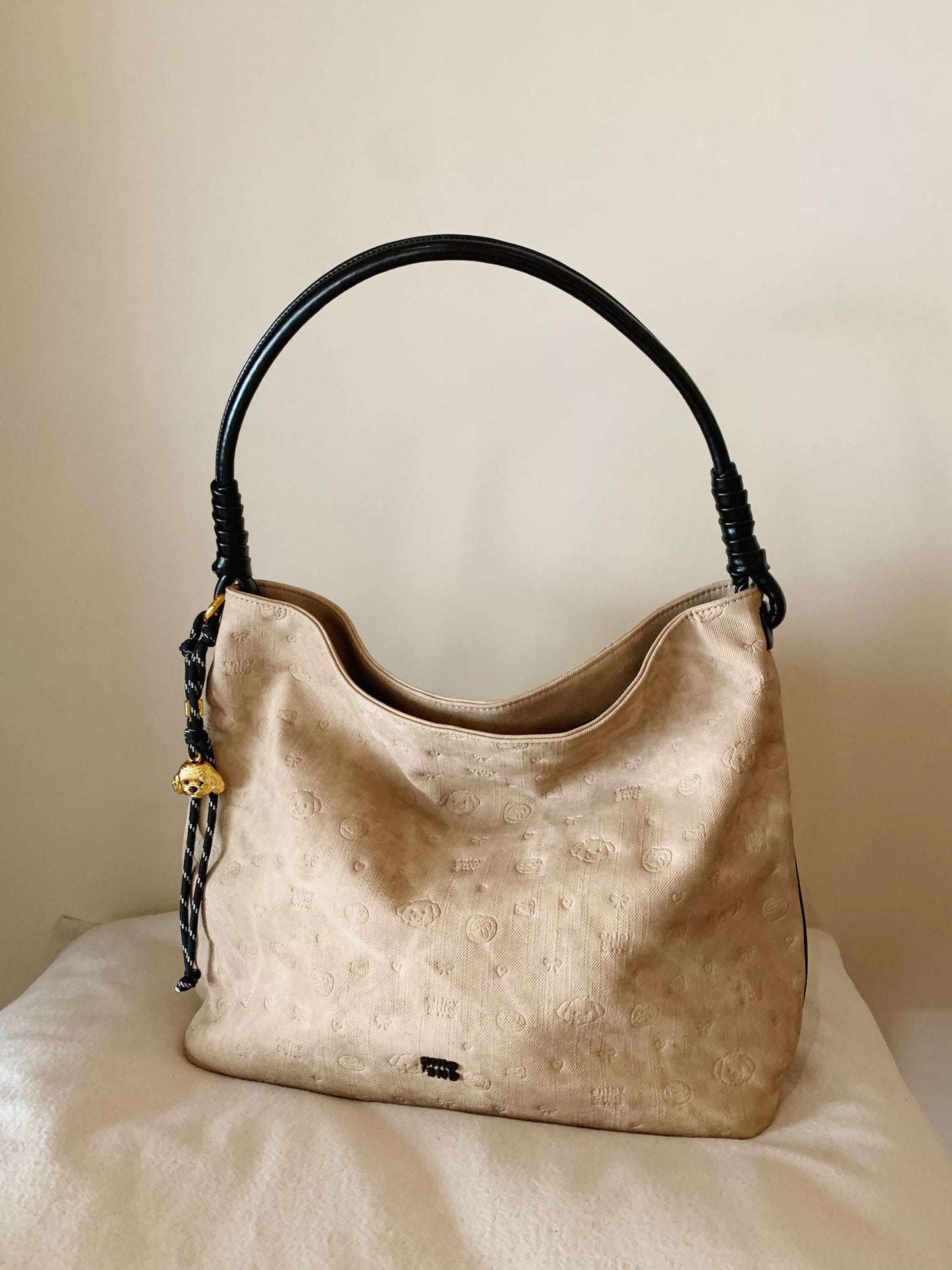 Nanfeng chio2nd Bread Puppy Winter Night Shadow Tote Bag Women's Large Capacity Relaxed Shoulder Bag