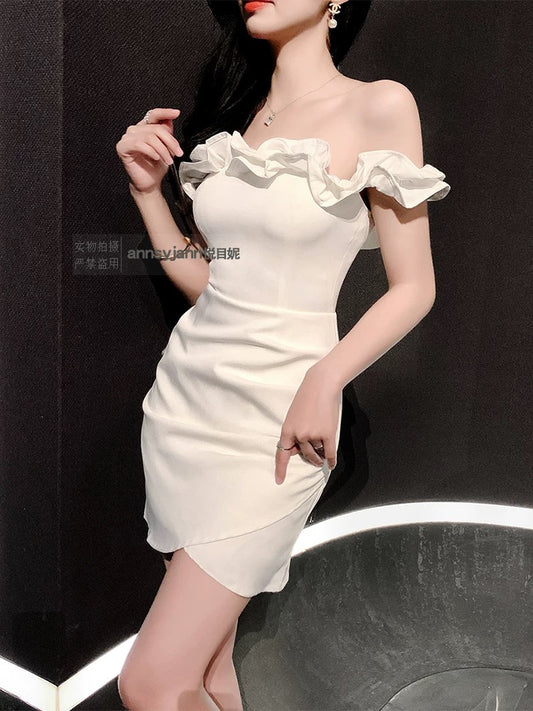 Dress high-end light luxury niche banquet temperament annual meeting evening dress female daily wear high-end birthday dress