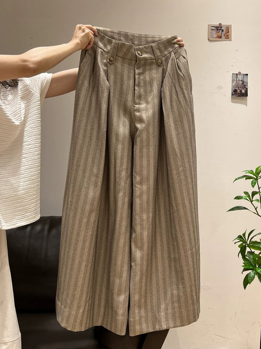 Xia Zhen American Retro Suit Pants Women's Autumn New Style High Waist Casual Loose Lazy Style Slimming Versatile Wide Leg Pants