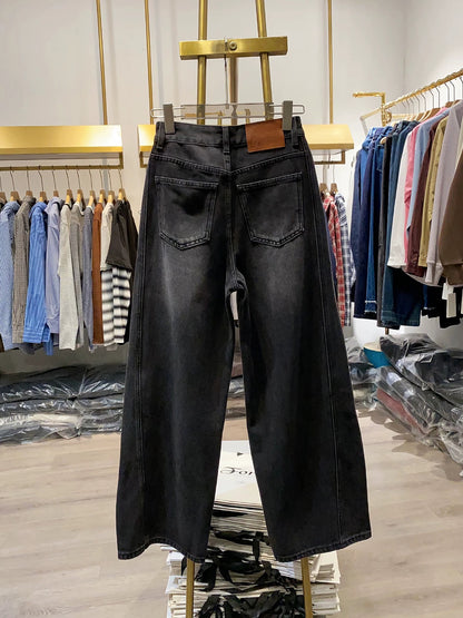 [Xiao Ai's Stall Real Shot] Women's Straight Leg Jeans, 2025 Spring/Autumn New Style, Casual and Relaxed Style
