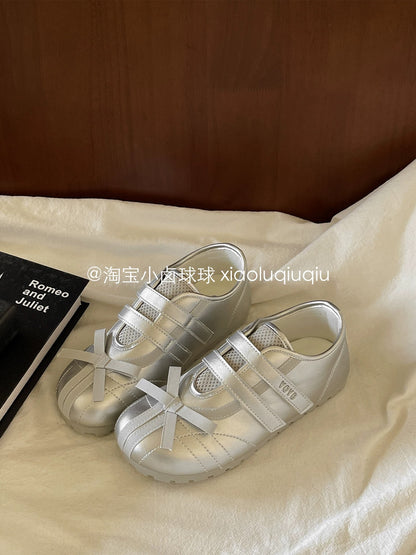 Little Luqiu Mary Jane Spring 2026 New Ballet Shoes Women's Sneakers Trendy Versatile Casual Single Shoes