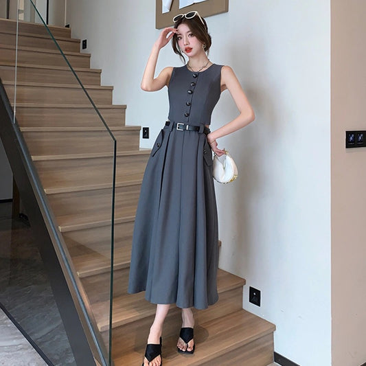 A complete set of matching suits for women, summer, light and mature, pure desire, high-end sense, sweet and cool, street-level two-piece suits and skirts