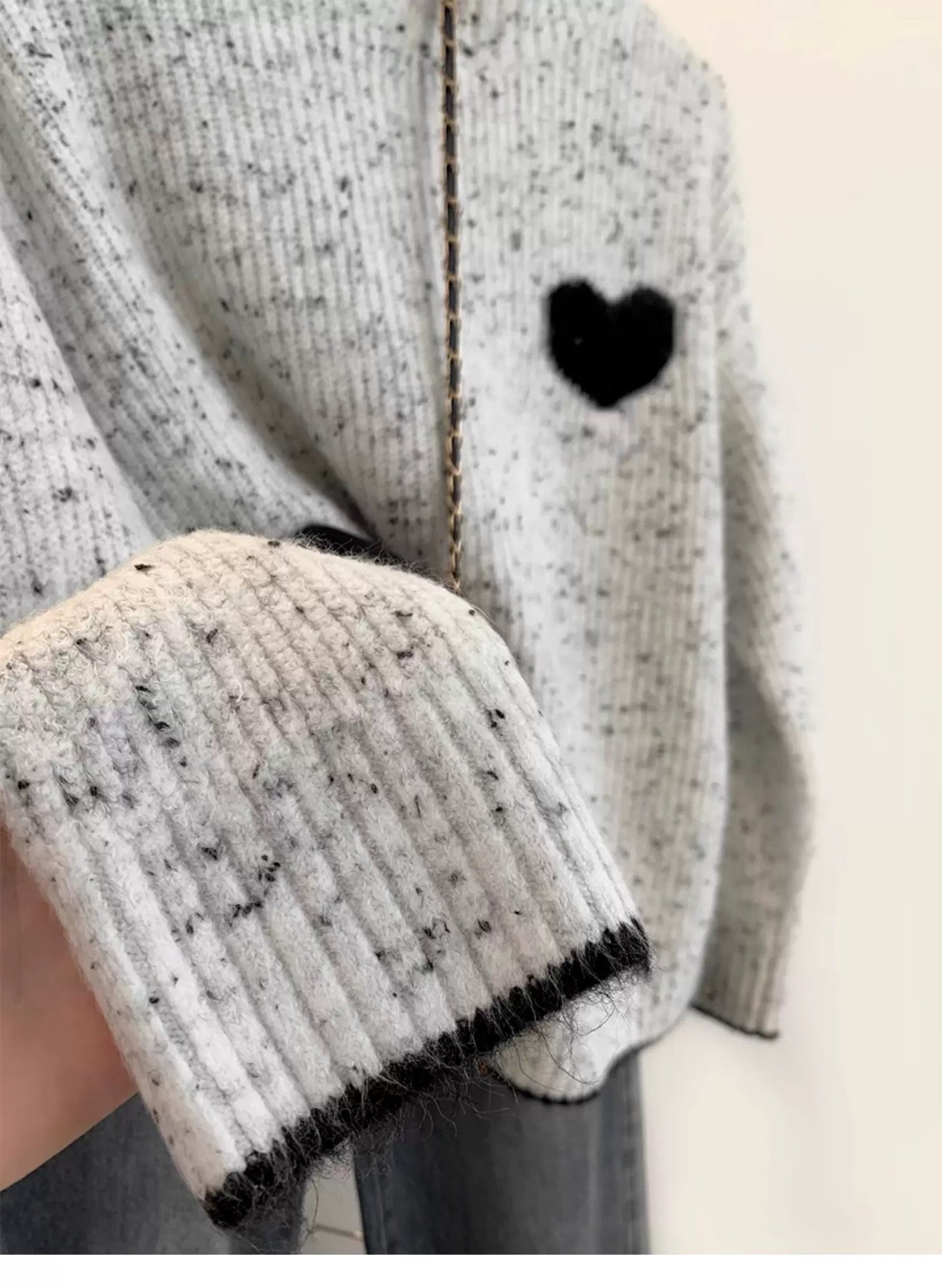 Love Cashmere Turtleneck Sweater Women's Autumn and Winter Thickened Inner Wear New European Goods High-end Wool Knitted Bottoming Shirt