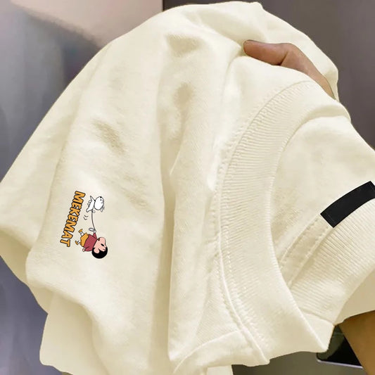 Foreign trade cut label tail order ~ counter withdrawal American trend summer short-sleeved T-shirt men and women pure cotton loose versatile