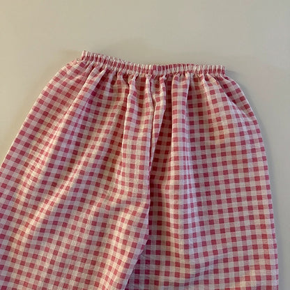 Age-reducing cartoon floral casual pants 2025 spring and summer new Korean women's clothing Western-style pajamas versatile wide-leg trousers trend