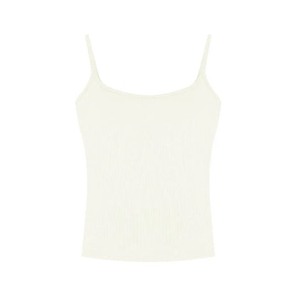 Versatile pure desire style red camisole women's summer sexy with breast pads beautiful back slim sleeveless short top