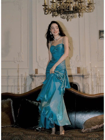 Good Job [Iris Jasmine] niche light luxury high-end suspender dress coming-of-age fishtail birthday dress