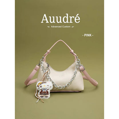 Auudre Korean Style Color Block Handbag for Women, 2026 New Summer Fashion Crossbody Bag, Versatile Commuter Small Handbag