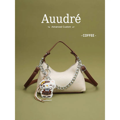 Auudre Korean Style Color Block Handbag for Women, 2026 New Summer Fashion Crossbody Bag, Versatile Commuter Small Handbag