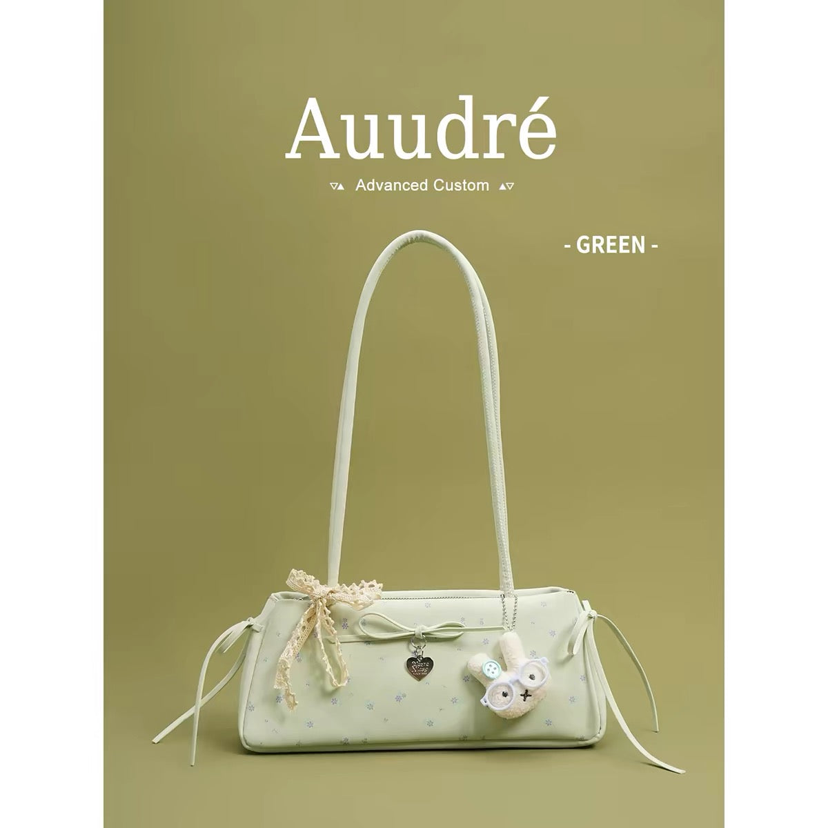 Auudre high-end, chic, niche women's shoulder/underarm bag, 2026 new summer fashion work/commuting bag.
