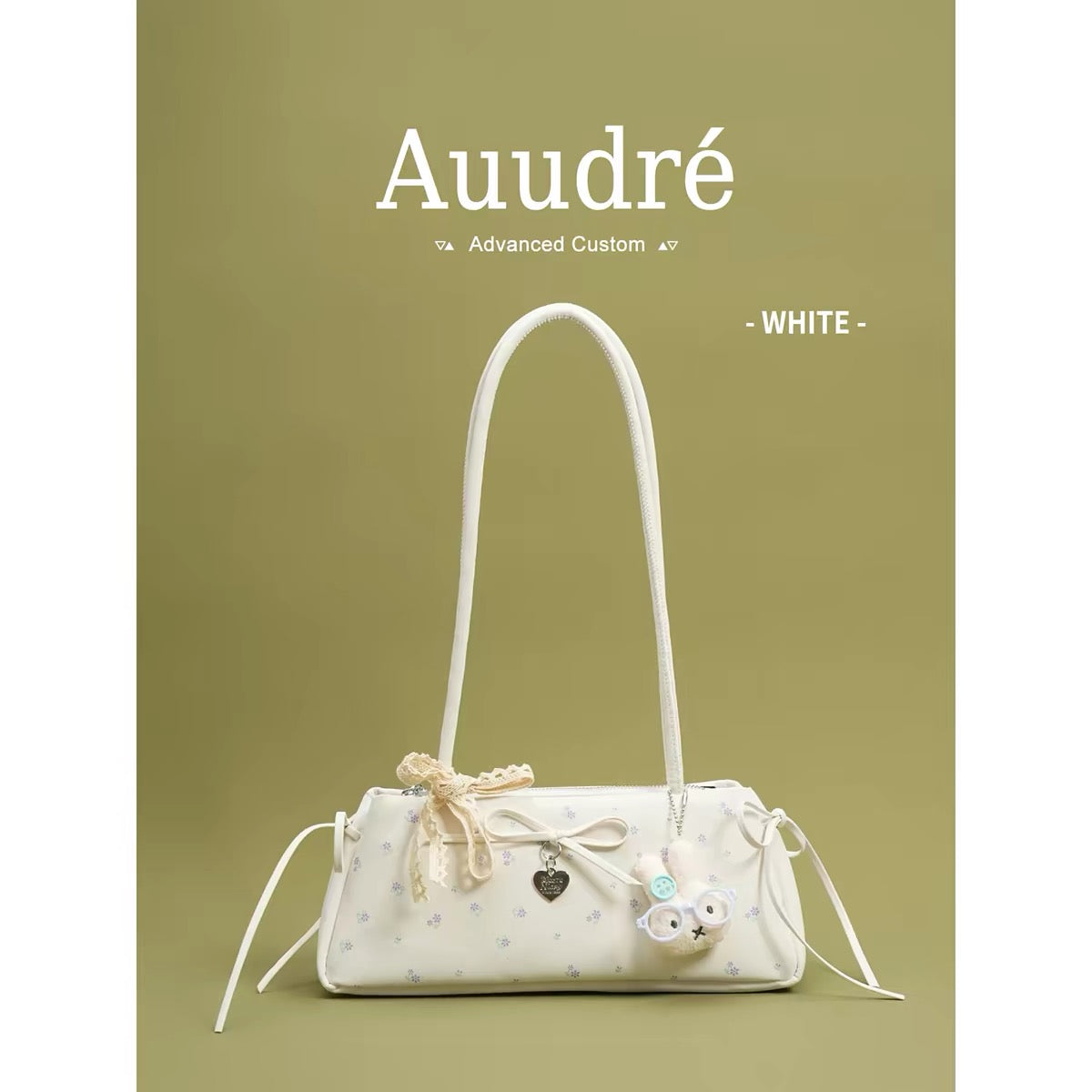 Auudre high-end, chic, niche women's shoulder/underarm bag, 2026 new summer fashion work/commuting bag.