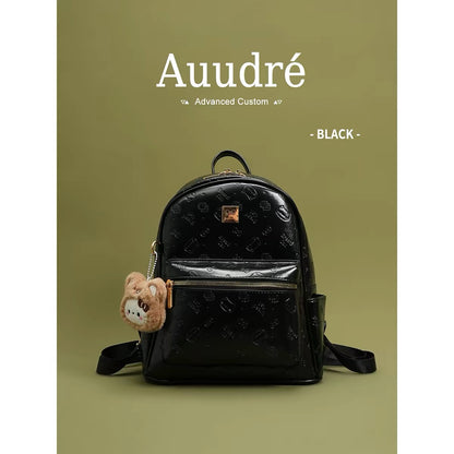 Auudre premium-quality preppy style backpack for women, 2026 new summer fashion travel bag.